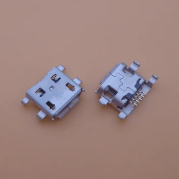 50tk Mini Micro-USB-pesa-liides laadimise port socket pistik HUAWEI G300 G510 U8815N U8951 ZTE KIS V880 V960 BQ BLACKBERRY
