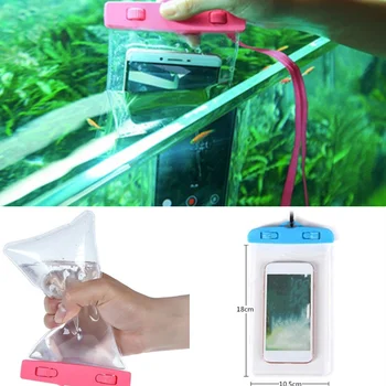 1tk Hermeetiline Veekindel Mobiiltelefoni Kotid, millel on Sanga Kaitsvad Juhul Katta 3.5-6 Tolli Elektrooniline Toode, Ujumine Spordi Kott