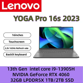 Lenovo JOOGA Pro 16s 2023 Äärmiselt Sülearvuti intel i9-13905H RTX4060 3.2 K Touch 165Hz Ekraan, 6 Kõlarid, Taustavalgustusega Klaviatuur, Notebook PC