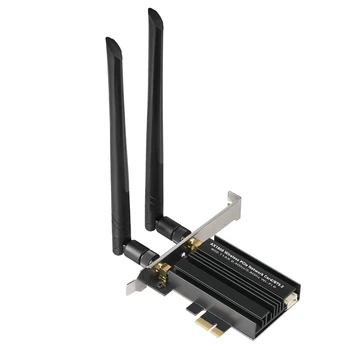 AX3000 Gigabit Tri-Band WiFi6E Võrgu Kaart MT7921 PCIE Võrgu Kaart Desktop WIFI Vastuvõtja Bluetooth5.2 Wireless Adapter