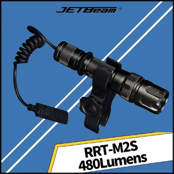 JetBeam RRT-M2S Laser LED Taskulamp 480 luumenit Väike läbipaistvuse objektiivi Pikk Visata Tala 1000M Taktikaline Taskulamp Jahindus Taskulamp