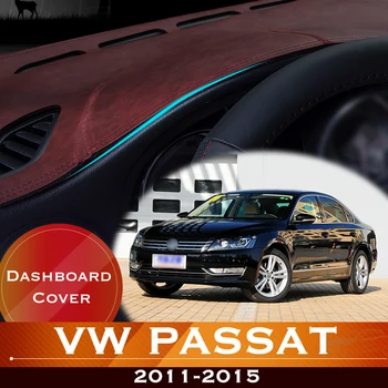 Volkswagen VW Passat 2011-2015 Auto Armatuurlauale Vältida Valguse Pad Vahend Platvorm Laua Katta Nahk Anti-Slip Matt