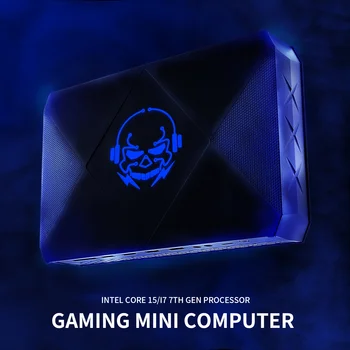 Mini mäng pc Intel Core i7 8709G i7 8809G 4K Mini Mäng Arvuti Windows 11 Mini PC 4 Ekraan Topelt NVME MiniPC Gamer