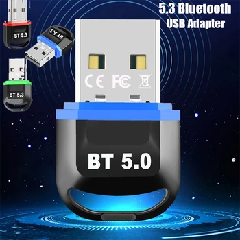 USB-Bluetooth Adapter 5.3 5.1 Juhtmeta Kõlariga Audio Hiir Bluetooth Dongle USB Adapter Bluetooth-5.0-Vastuvõtja, Saatja