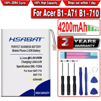 HSABAT 4200mAh PVT-715 Aku Acer Iconia Tab B1 B1-A71 B1-710