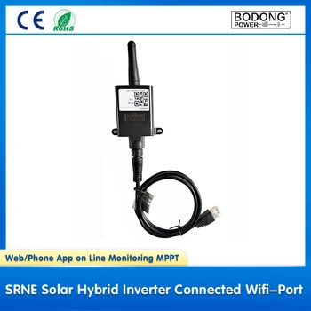SRNE Solar Hybrid Inverter Ühendatud Wifi-Port .Web/Telefon App Line Seire MPPT