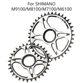 12 Kiirus Chainring jaoks M6100 M7100 M8100 38T 36T 34T MTB Coroa jaoks Shimano 12V 36 34 32 Hammaste Kitsas Lai Bike Chainwheel Otsene