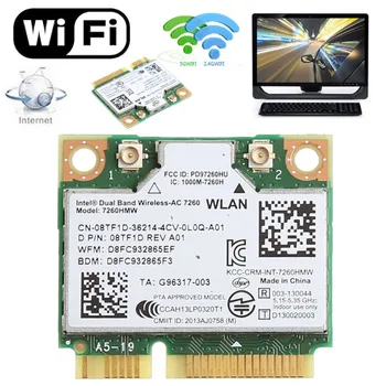 Võrgu Kaart Intel 7260HMW AC CN-08TF1D 2.4+5G Dual-Band Traadita Võrgu Kaart Bluetooth-compatible4.0