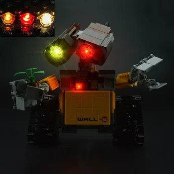 USB-Tulede Komplekt Lego 21303 Robot WALL-E Plokid Hoone Set - (EI ole Komplektis LEGO Mudel)