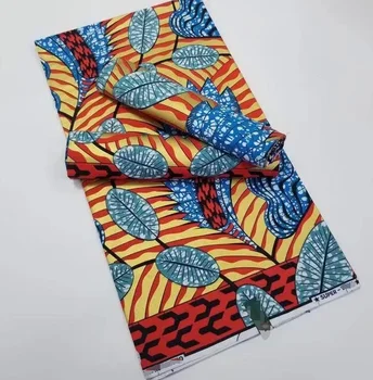 2018 Prindib 100 Puuvillasest Materjalist Aafrika Golden Wax Riie Ankara Pagne Batik Loincloth Plekk Kraami Ghana Mood Õmble Sup52