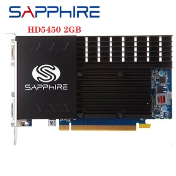 SAPPHIRE HD 5450 2GB Graafika Kaardi GPU AMD HD6450 2GB 625/650Mhz Desktop Graafika Video Kaart Radeon HD 5450 2GB GDDR3 Kasutatud