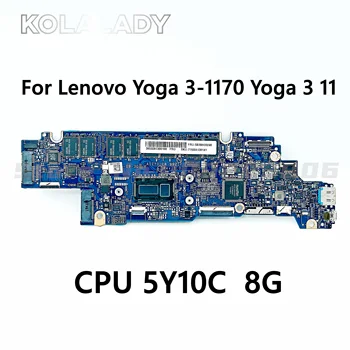 AIZY0 LA-B921P lenovo Yoga3-1170 JOOGA 3 11 sülearvuti emaplaadi koos M-5Y10C CPU SR23C RAM 8G Emaplaadi FRU 5B20H33238