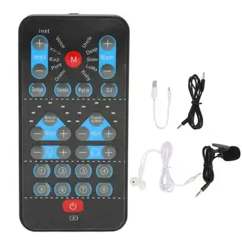 Mini Voice Changer Toetada Multi Keeltes Heli Kaart Voice Changer 8 heliefekte Mobiiltelefoni Arvuti hot müük