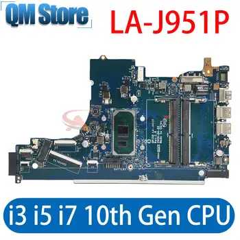 M17755-001 M17755-601 Emaplaadi HP 15-DA 250 G7 Sülearvuti Emaplaadi GPI52 LA-J951P koos i3 i5 i7-10. Gen CPU DDR4 Testitud