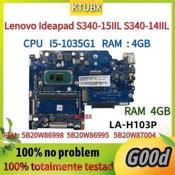 Lenovo Ideapad S340-15IIL S340-14IIL Sülearvuti Emaplaadi.LA-H103P.I5-1035G1,4G RAM.5B20W86998/86995/87004