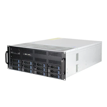 4U rack server chassis 12bay cloud storage hot plug juhul S465-12 6GB SAS backplane tugi eatx emaplaadi ATX psu 650MM