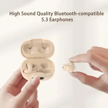 Stiilne Bluetooth-ühilduvad Kõrvaklapid Pikk Aku Eluiga Sügav Bass Touch Control Bluetooth-ühilduva Earbuds spordirõivaste