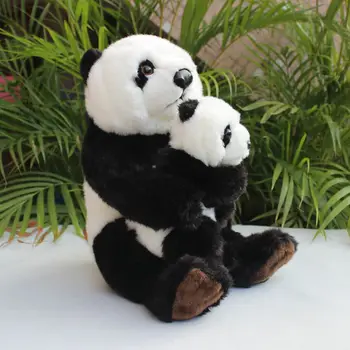 Panda High Fidelity Anime Armas Plushie Giant Panda Palus Mänguasjad Tõetruu Loomade Simulatsiooni Täistopitud Nukk Kawai Mänguasi Kingitused Lastele
