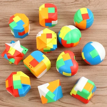3D Puzzle Luban Lukk Võtmehoidja Aju Õrritus Mängu Magic Cube Intellektuaalse Laste Haridus Mänguasjad, lapsed Täiskasvanud Antistress
