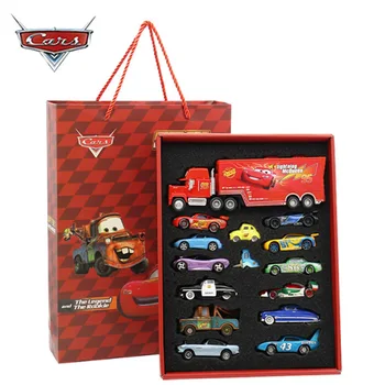 1:55 Disney Pixar Cars 3 Diecast Metal Välk Mcqueen Auto Mudel Mänguasi Kingitus Komplekt Jackson Onu Veoauto Poiss Sünnipäevaks Mänguasjad Lastele