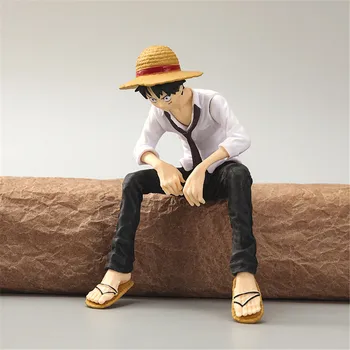 13cm Anime Üks Töö Monkey D. Luffy Straw Hat PVC Tegevus Joonis Laekuva Nukk Figuriin Mudel Mänguasjad, Lapsed Kingitusi
