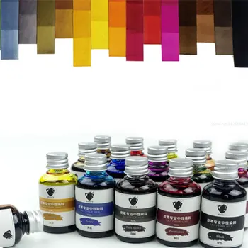 50ml Nahk Värv Muutmine DIY Värvi Nahast Maali Värvi Reguleeritav Värvi Lahjendamiseks Värvitud Graffiti Alkoholi Värvi Nahast Kaupade