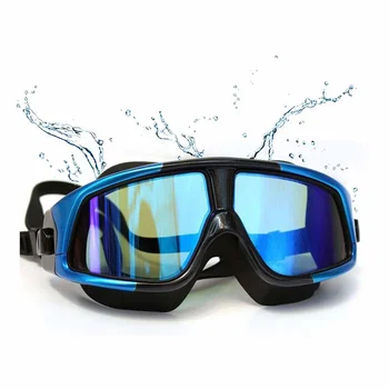Suur Raam Täiskasvanud Unisex HD Ujuda Maski Mugav Silikoonist Suur Raam Ujuda Prillid Ujumine Kaitseprillid Veekindel Anti-UV Udu