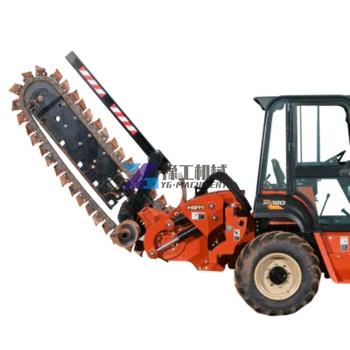 Uus Disain Parim Hind Hot Müük Keti Tüüp ja Plaadi Tüüp Traktori Trencher Multifunktsionaalne Trencher Kivide ja Asfalt Kõnnitee