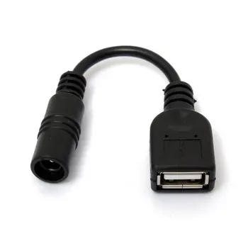 Cablecc CY Kaabel 5V USB Naiste DC Power Jack 5.5 2.1 mm Tasu Adpter Kaabel mobiiltelefoni & Tablet