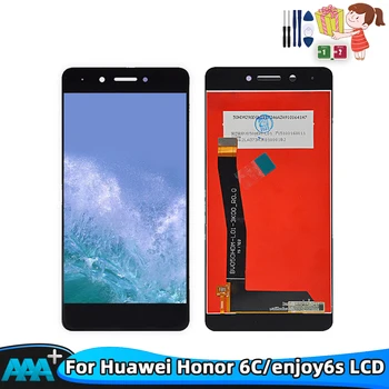 100% Testitud LCD Huawei Honor 6C Nautida 6S Ekraan LCD-puuteekraan Digitizer Assamblee Varuosade Koos Raami