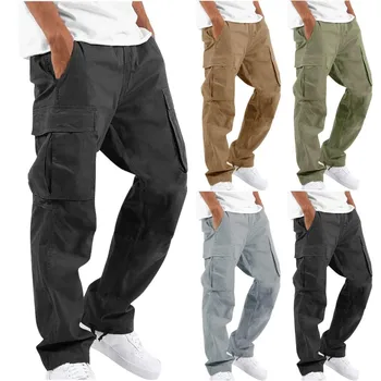 2023 Uus Meeste Street Trend Püksid Lahti Meeste Mood Multi-tasku Tunked Aafrika-Ameerika Hip-hop-Püksid, Tunked Mees püksid