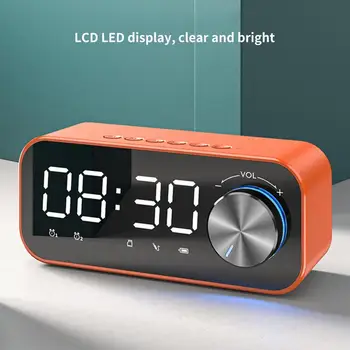 LCD Ekraan Traadita Kõneleja Bluetooth-ühilduva 4.0 Heli Kasti Soundbar Kahekordne Alarm, Stereo Juhtmeta Valjuhääldi часы электронные
