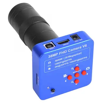stereo mikroskoop 38MP USB-Tööstus-Video Mikroskoobi Kaamera 100X Objektiivi Komplekt EU Pistik 110-240V mikroskoobi jootmist