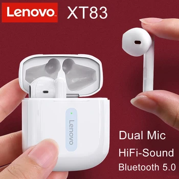 Lenovo XT83 TWS Kõrvaklapid Juhtmeta Bluetooth Kõrvaklappide AI Touch Control Gaming Headset Stereo, Bass Dual Mic Smart Müra Vähendamine