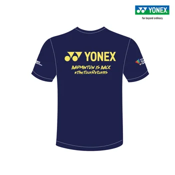 Tõeline Yonex YOB21055CR sulgpall jersey Tai open sportwear T-SÄRK, lühikesed varrukad jersey75th aastapäeva