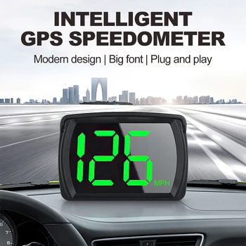 Auto Smart Spidomeeter High Definition Auto GPS MPH Detektor Plug and Play Elektrooniline Spidomeeter GPS Auto Sõiduki Tarvikud