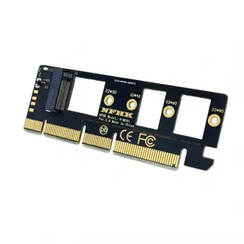 NVMe PCIe M. 2 NGFF SSD, Et PCIe X1 Adapter Kaardi Kõrgus Bracket M. 2 NVMe SSD, Et PCIE X16/X8/X4/X1 Adapter Soojuse Hajumise
