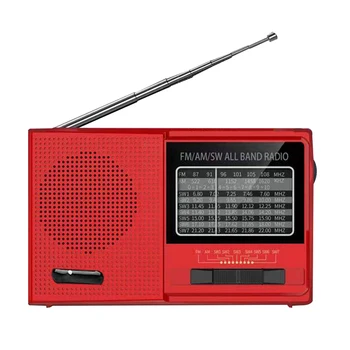 Suur Kõlar Eakate Kõrvaklappide Pistikupesa Kohandamise Nupp Retro Home Audio Kaasaskantav Raadio Professionaalne Digitaalne FM-AM SW Täielik Bänd