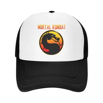 Klassikaline Mortal Kombat Logo Baseball Cap Naised, Mehed, Reguleeritav Mk11 Võitlus Mäng Aednik Müts Sport Snapback Mütsid Suve Mütsid
