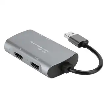 Videotöötluskaardid 4k HDMI USB2.0 1080P HDMI Mängu Live Silver Gray Tasuta Sõita 230 S