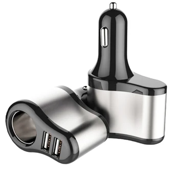 EAFC 12V-24V Auto Dual USB Laadija sigaretisüütaja pesaga autolaadija Adapter 5V 3.1 Tasu iPhone MP3-DVR-Padi