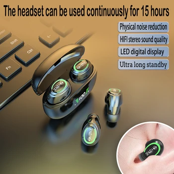 SHUKE RD28 TWS Juhtmeta Bluetooth-Kõrvaklapp Müra Vähendamise Earbuds Pikk Oote-Kõrvaklapid Koos Mikrofoniga Peakomplekt Raske Bass Earplug