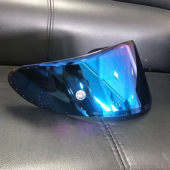Mootorratta kiiver anti udu Anti-UV-PC visiir Objektiivi Mudeli shoei X14 full face kiivri visiir peegel Objektiiv