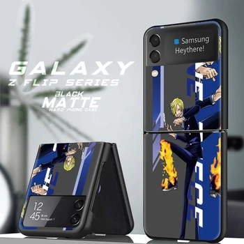 Samsung Galaxy ZFlip Raske Z Klapp Flip3 Flip4 5G Servaga Zflip4 Zflip3 Luffy One Piece Zoro Nami Burukku Anime Funda Juhul