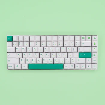 Royal Alpha kludge kirjutusmasina klaviatuur keycap roheline ja valge Cherry Profiil 60%/rk68/84/87/104/108 mehaaniline klaviatuur