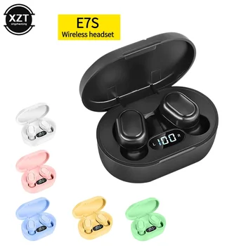 E7S Juhtmeta Kõrvaklapid 5.0 Bluetooth-Ühilduvad Kõrvaklapid HIFI Kadudeta Heli Kõrvaklapid, Sport, Mini TWS Earbuds Nutitelefonidele