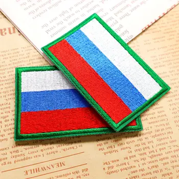 1TK vene Lipu all Venemaa Armband Tikitud Plaaster Konksu Aasa Tikand Embleem Riie Taktikaline Moraalne Triip