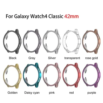 Samsung Galaxy Vaata 4 Klassikaline Galvaniseeritud TPÜ Juhul Klassikaline 42 mm Anti-sügisel Värviline Kate Vaadata Tarvikud