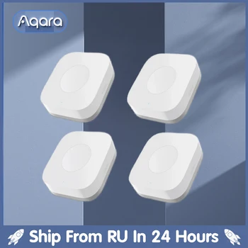 Aqara Wireless Mini Switch Zigbee Andur Ühe Klahvi Control Nuppu Smart Kaugjuhtimispult Kodu Automaatika Homekit Xiaomi Mi Kodu