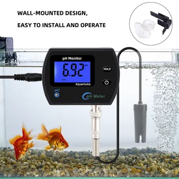 Professionaalne Täpne PH-Meeter Akvaariumi Multi-Parameeter Digitaalne Vee Kvaliteedi kontrollimiseks Vee Tester Acidometer Hydroponics Tööriist